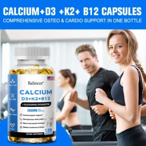 Vitamin D3+K2+B12 Bone, Immune and Calcium Support