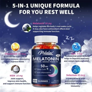 Melatonin Gummies, Improve and Support Deep Sleep