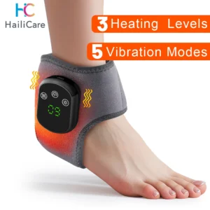Ankle Massager, Heated Support & Stabilizer Brace